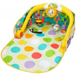 Vzdelávacia podložka Šťastné autíčko Fisher Price žlté Vzdelávacia podložka Šťastné autíčko Fisher Price žlté